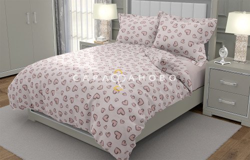 Ткань Перкаль 220 см 125 г "ЭЛИТ" рис 206594 Затаив дыхание 4 (основа)