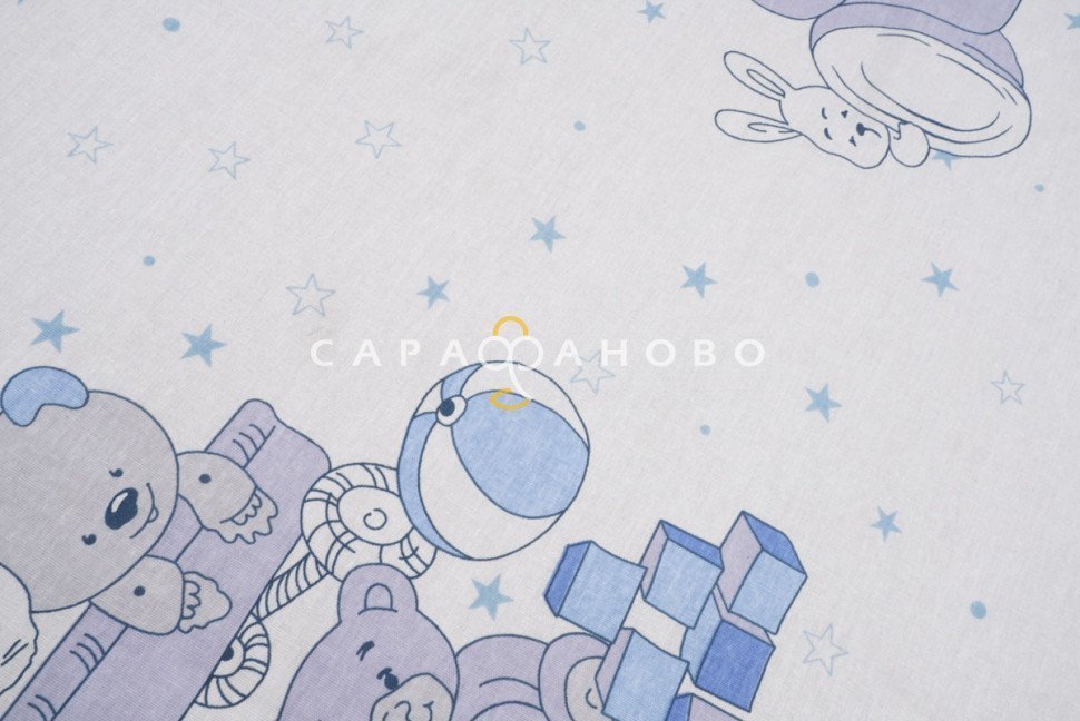 Ткань Бязь 150 см рис. 7961 вид 1 Малыши