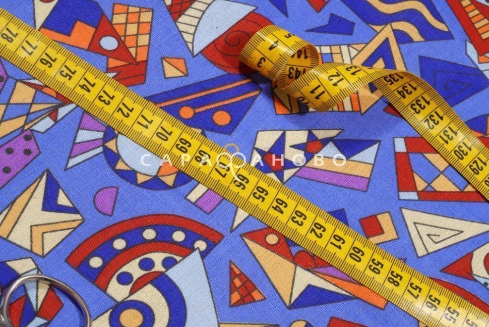 Ткань бязь 150 см 142 г/м2 плательная рис 1604 вид 1