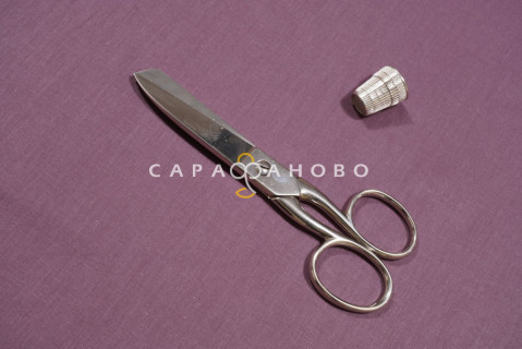 Ткань Перкаль 220 см рис. 861014 Винный