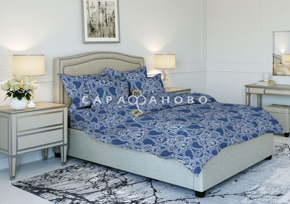 Ткань Бязь Фея 220 см 120 гр рис 9268 Брюссельское кружево 3