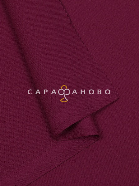 Саржа гладкокрашеная 150 см, 035 Бордо 240 +/- 13 г/м2