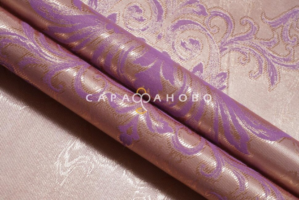 Ткань Сатин жаккард смесовой рис 1105-03