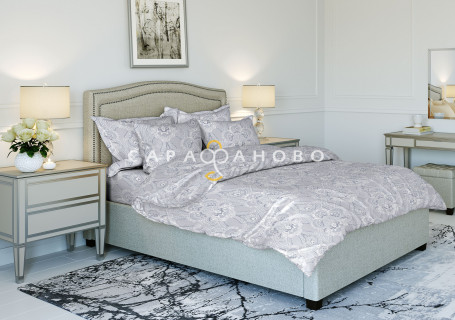Ткань Бязь Фея 220 см 120 гр рис 9268 Брюссельское кружево 2