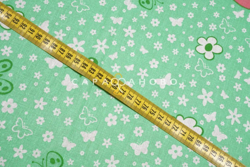 Ткань Бязь 150 см 120 гр рис. 85в3/9 Зайки серые
