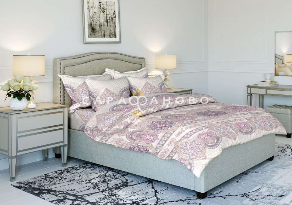 Ткань Бязь 220 см рис. 9175-1