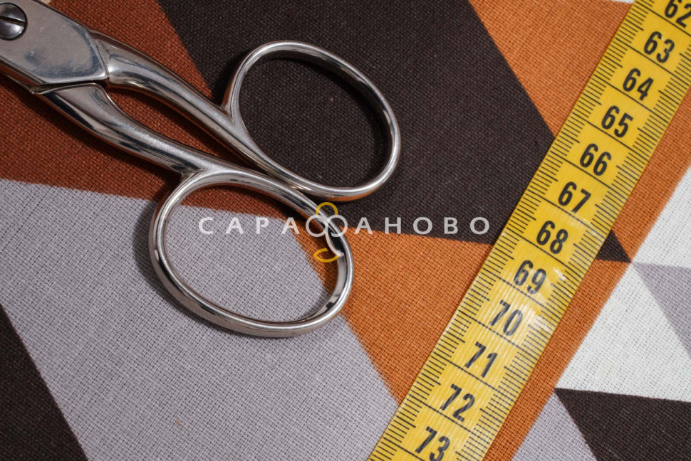 Ткань Бязь 220 см. Гравитация кофе рис. 28217/2