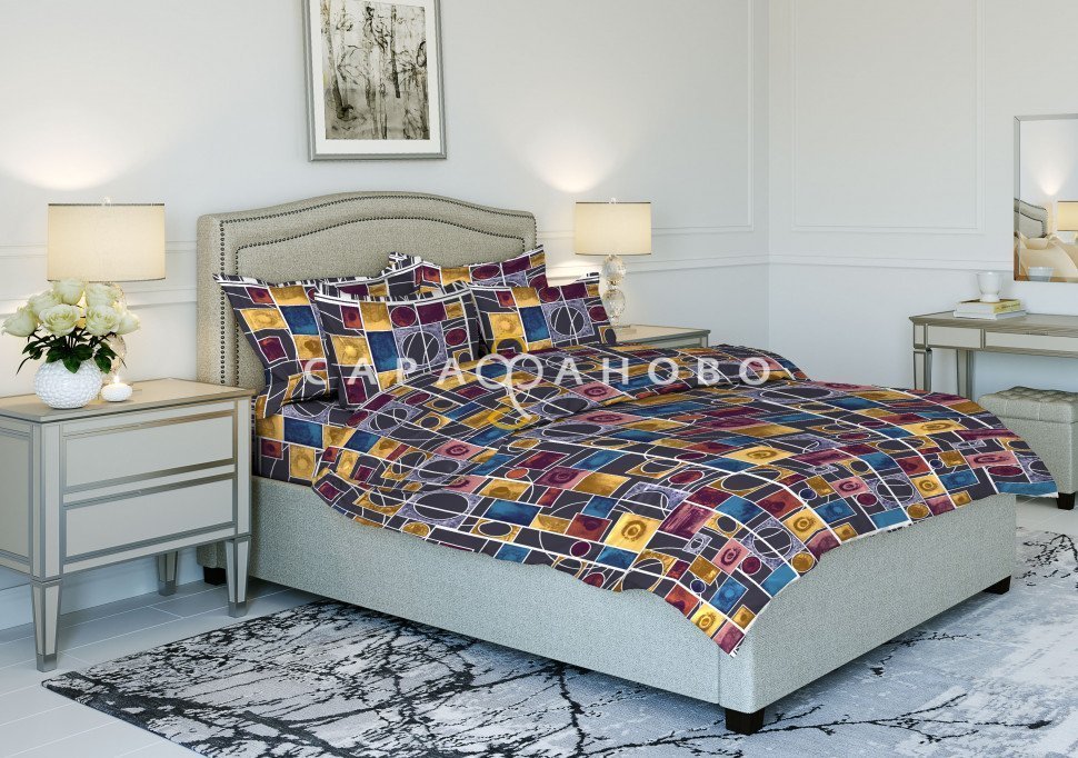 Ткань Бязь 220 см рис. 70006-1