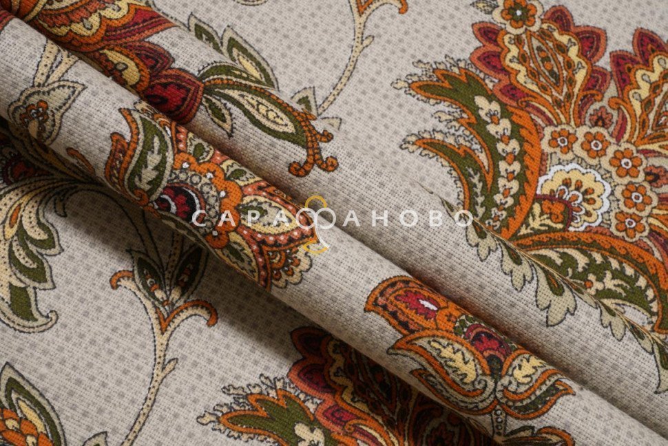 Ткань Рогожка 150 см рис. 12403-1 Армелия