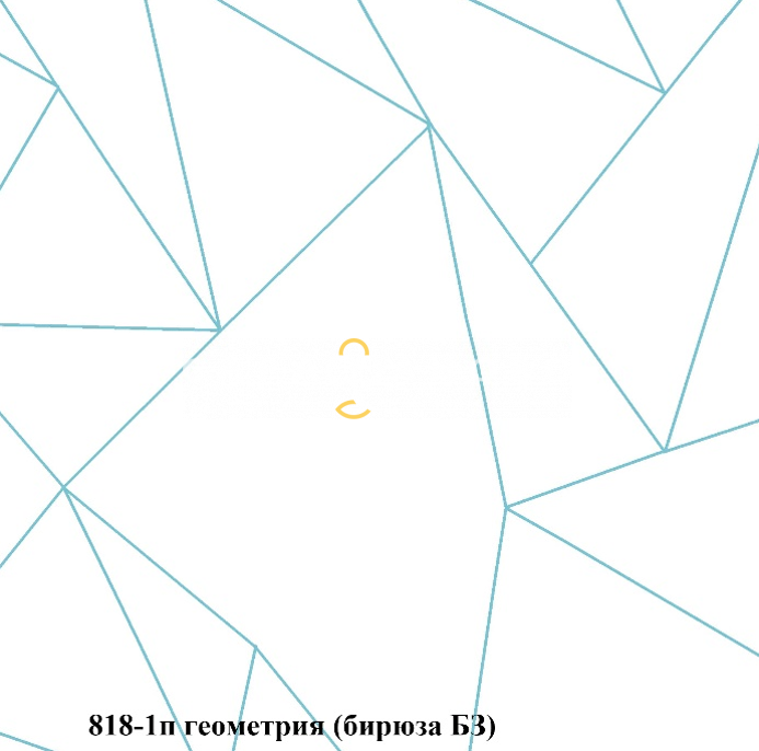Ткань Бязь набивная 150 см 120 гр №818-1П б/з Геометрия
