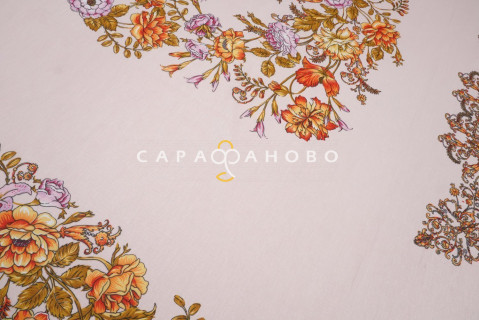 Ткань Бязь Комфорт 150 см Платки головные рис 13321 вид 2