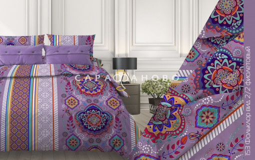 Ткань Бязь 150 см 120 гр рис. 155в2/2 Фольклор