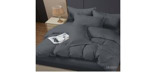 Микрофибра страйп 100% п/э 220 см (90) диз. 1х1 (18-0201) Графит (G)