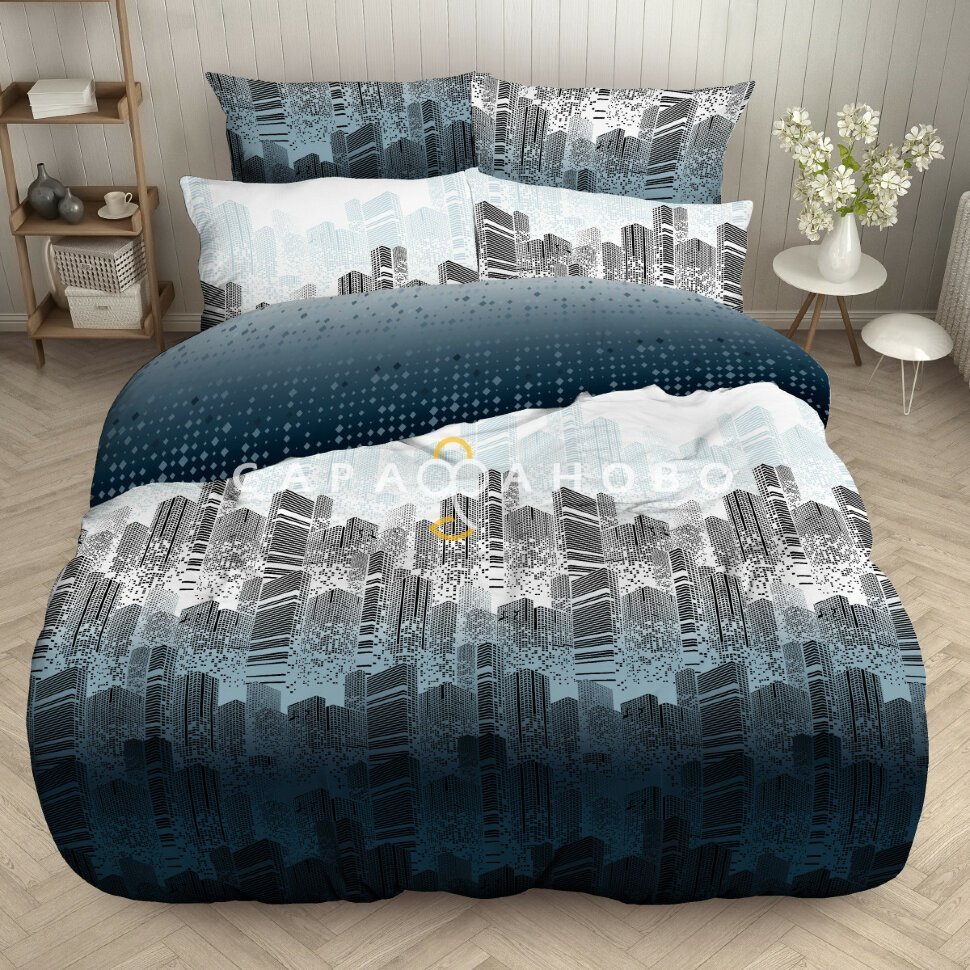 Ткань Бязь 220 см рис 70596 вид 1 Citystyle