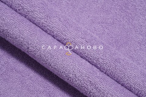 Полотно махровое 220 см цвет: 805-насыщ.сирень МР (ЭЛИТ)