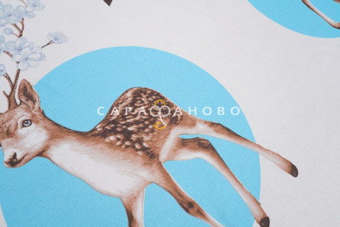 Ткань Поплин 220 См. Олененок (816)