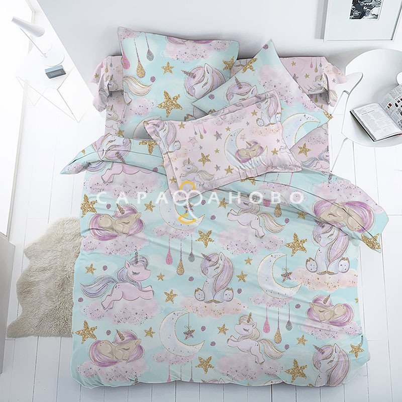 Ткань Перкаль 150 см Unicorns Модель 4 рис 13249 вид 1