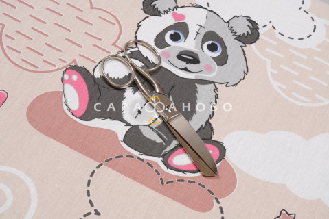 Ткань Бязь 150 см 140 гр рис. 140в1/1 Панды