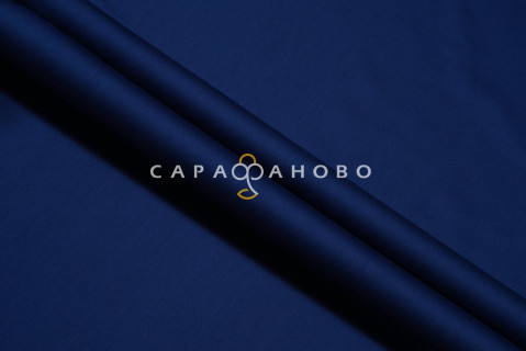 Ткань Сатин 240 см «Синий 8635010»