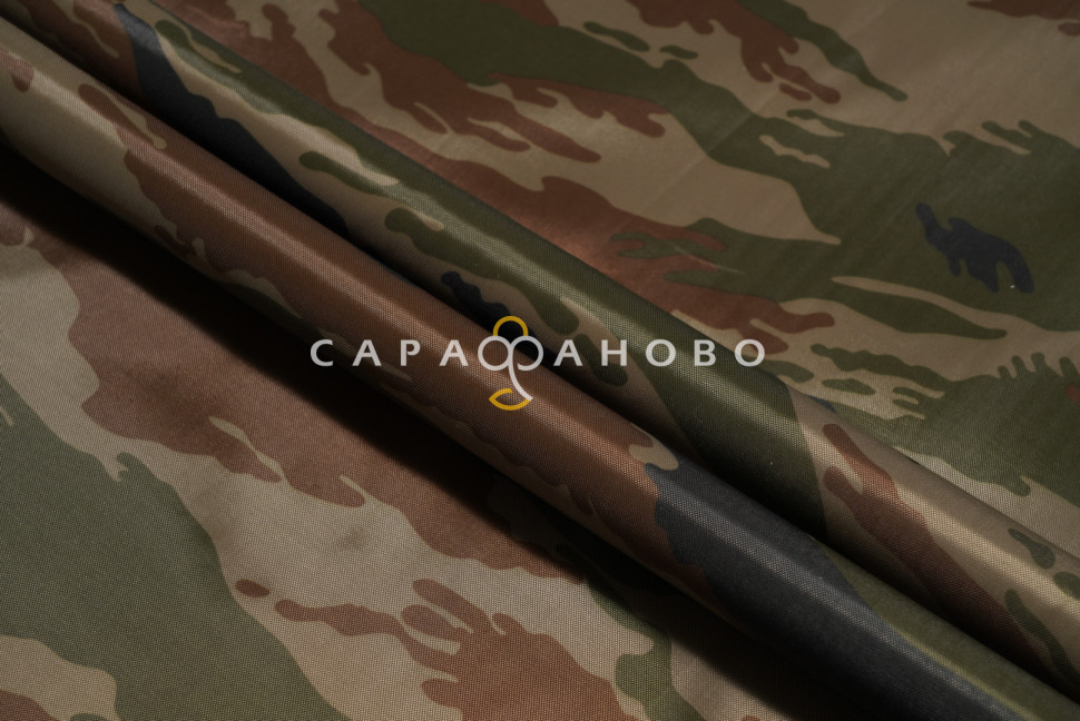 Ткань Оксфорд 200 КМФ PU1000 150см камыш зеленый C-106