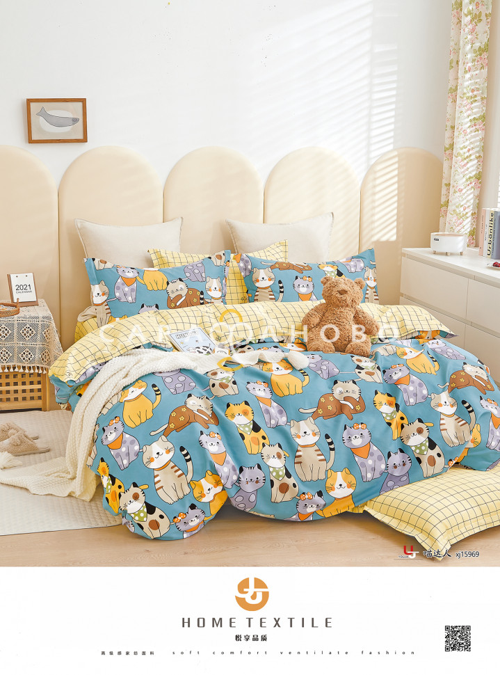 Ткань Сатин Твил набивной 235 см А+В рис 68-27104А 27105В
