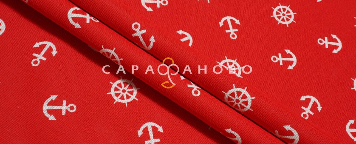 Ткань с рисунком Штурвалов